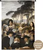 MuchoWow® Wandteppich Wandbehang Malerei - Collage - Alte Produktbild-Vorschau 1