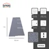 DAPRONA 20x Bitumen Dachschindeln Rechteck Grau 1 m x 32 cm Produktbild-Vorschau 2