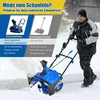 COSTWAY Elektro-Schneefräse mit LED-Leuchten & 15 A Motor, Produktbild-Vorschau 3