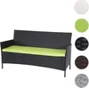 3-Sitzer Poly-Rattan Gartenbank Halden, Sitzbank  Produktbild-Vorschau 4