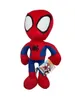 A plush toy of the character Spider-Man standing against a white background. Produktbild-Vorschau