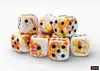 Chessex Würfelset Sunrise/black D6 16mm - 12 Stück Produktbild-Vorschau 2