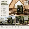 4-in-1 Solarventilator, 20000 mAh,Oszillation 80°,2 Produktbild-Vorschau 6