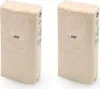 2x 10 Taschentücher Moments Ornament creme beige - Uni Produktbild-Vorschau 1
