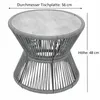 DEGAMO Beistelltisch Gartentisch ANCONA 56cm rund, Metall + Produktbild-Vorschau 6