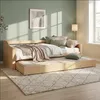 Holzbett 90x200 cm mit 2 Matratzen Tagesbett Ausziehbett Náhled obrázku produktu 2