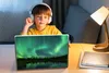 MuchoWow® Laptop Aufkleber Sticker Cover Nordlicht - Bäume Produktbild-Vorschau 3