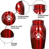 Profesionálna mini urna na popol - 1000 ml - Červená urna Náhľad obrázku produktu 2