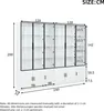 okwish Vitrine,Standvitrine mit LED Produktbild-Vorschau 6
