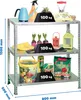 COMFORT MINI 4/500 GALVA-Metallregal Produktbild-Vorschau 1