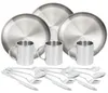 Black Snake® flacher Camping Picknick Teller mit 'lunch' Produktbild-Vorschau 1