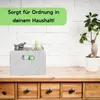 6x Aufbewahrungsbox faltbar Stoff Aufbewahrungskorb faltbar Produktbild-Vorschau 4