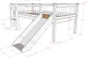 VIPACK - FORREST Buche Junior-Spielbett 90x200 cm, inkl. Produktbild-Vorschau 6