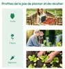 Serre de jardin tunnel 5 fenšºtres enroulables bache PE 140 Voir les images du produit 9