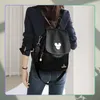 Camerazar Elegante Zaino City 2in1 in pelle nera da donna Anteprima dell’immagine prodotto 3