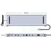 USB-C HUB 12 in 1 Docking Station Multiport-Doc 3x USB 2x Produktbild-Vorschau 2