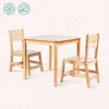 Mamabrum table d'enfant en bois avec 2 chaises - bois de Voir les images du produit 9
