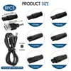 5V USB Ladekabel Set 7 Stück mit 7 Ladeköpfen für Rasierer, Produktbild-Vorschau 2