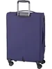 A back view of a blue trolley suitcase. Anteprima dell’immagine prodotto