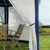Gartenpavillon, 6-eckig, Netzvorhänge, Metallgestell, Produktbild-Vorschau 8