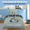 Star Wars Bettwäsche "Mandalorian" 135x200cm 80x80cm 100% Produktbild-Vorschau 4