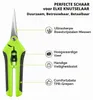 Federschere, ergonomisch, rostfreie Klingen, 16,5 cm, grün Productafbeelding-voorbeeld