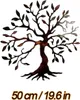 Wanddekobjekt Metall Baum des Lebens Wanddekoration, Produktbild-Vorschau 7