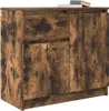 vidaXL Kredens z szufladą dąb wędzony 71x35x65 cm materiał Podgląd zdjęcia produktu 4