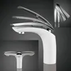 Biała bateria Elegancka bateria łazienkowa z umywalką Podgląd zdjęcia produktu 4