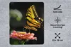 MuchoWow® Mauspad Mousepad Schmetterling - Botanisch - Produktbild-Vorschau 2