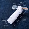 LED-Handventilator mit Laufschrift („I LOVE YOU“, weißes Produktbild-Vorschau 5