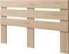Lermowood Bettkopfteil "Z1" 140x90cm Natur –Elegantes Produktbild-Vorschau 1