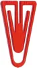 Büroklammern Plastiklips 35mm VE=1000 Stück kristallrot Produktbild-Vorschau 1