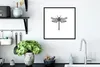 MuchoWow® Gerahmtes Poster Libelle - Insekten - Retro - Produktbild-Vorschau 4