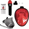 Aga Celoobličajová maska na šnorchlovanie S/M Black/Red Náhľad obrázku produktu 3
