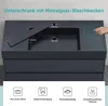doporro Mobile Bagno Sospeso Mobiletto Sottolavabo da 120 Anteprima dell’immagine prodotto 3