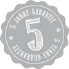 A circular badge with text and a large number 5. Anteprima dell’immagine prodotto