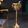 riess-ambiente Dekorativer Sektkühler CHAMPAGNE 80cm antik Produktbild-Vorschau 1