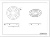 LED, plafoniera, metallo, bianco, telecomando, dimmerabile, Anteprima dell’immagine prodotto 14