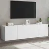 vidaXL TV-Wandschränke 2 Stk. Weiß 80x30x41 cm Produktbild-Vorschau 2