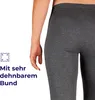 SES blickdichte Leggings Damen 2er Pack schwarz/anthrazit Produktbild-Vorschau 5