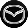 MAZDA 56 mm Endkappen glänzend schwarz Produktbild-Vorschau 2