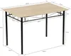 A diagram of a table with dimensions indicated. Náhled obrázku produktu