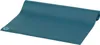 A teal yoga mat is partially unrolled on a white background. Produktbild-Vorschau