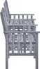 vidaXL Zahradní židle s čajovým stolkem 159x61x92 cm Náhled obrázku produktu 2