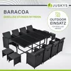 Juskys Polyrattan Sitzgruppe Baracoa XXL 13-teilig Produktbild-Vorschau 2