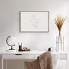 Gerahmtes Poster - Rahmen in heller Eiche - Frau Rücken Produktbild-Vorschau 6