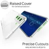 A clear phone case is shown on top of a phone with a starry background. Produktbild-Vorschau