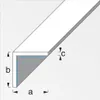 alfer Winkel 2.5 m, 20 x 20 mm PVC (Kunststoff) glatt weiss Produktbild-Vorschau 2