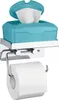 WENKO 2in1 Toiletten Papier Halter Edelstahl Rollen Feucht Produktbild-Vorschau 7